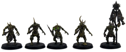 MAGGOTKIN OF NURGLE 10 Plaguebearers #5 WELL PAINTED Warhammer Sigmar