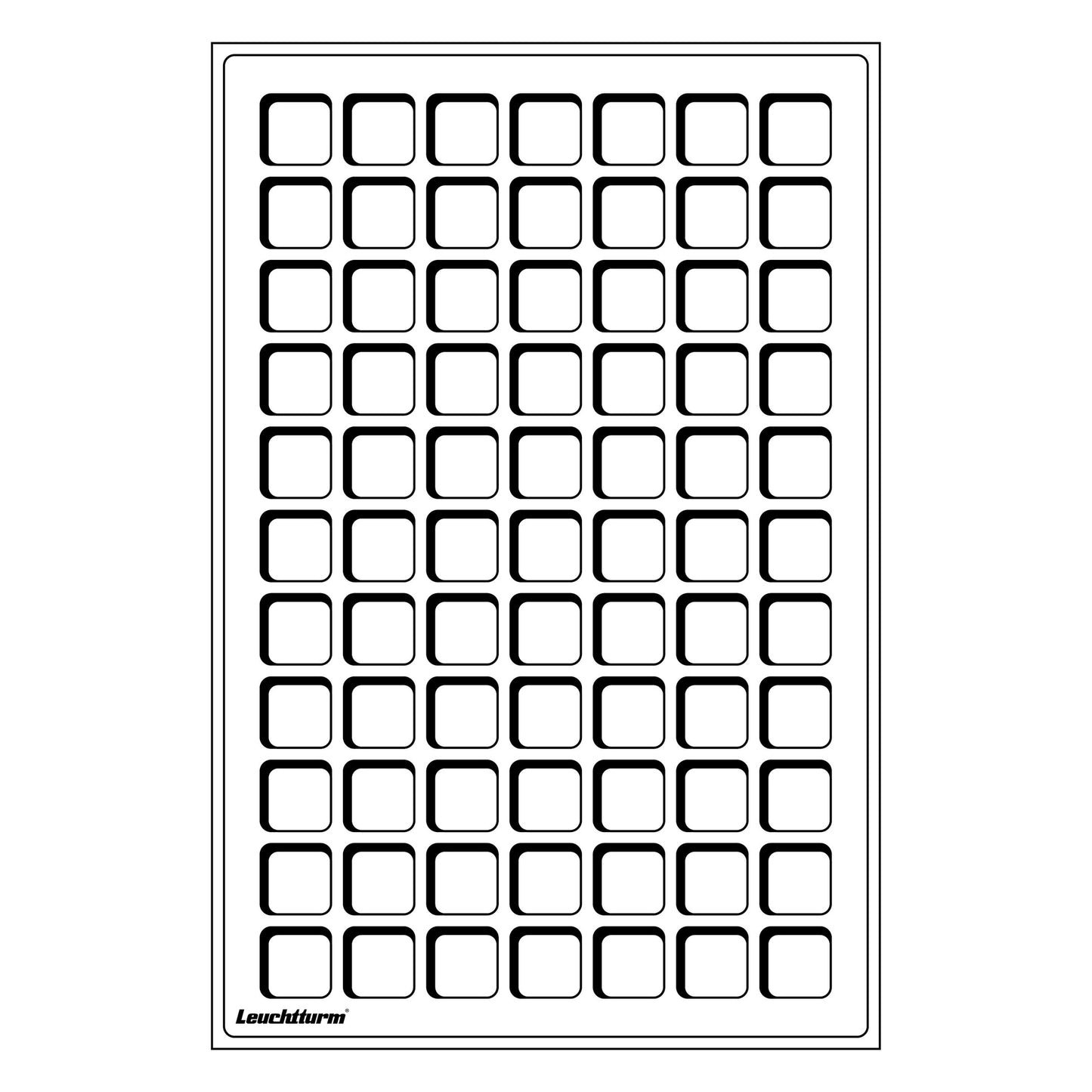 Coin Trays L For 77 Coins Up To 22 MM Ø Blue