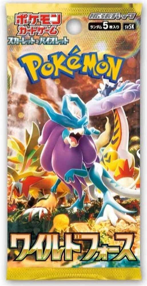 Pokemon TCG Wild Force Booster Pack SV5K (JP)