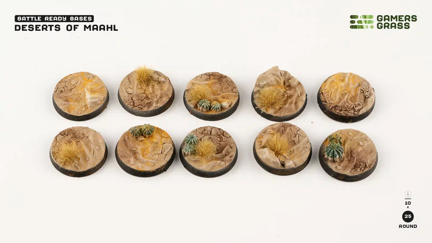 Deserts of Maahl - Round 25mm (x10)