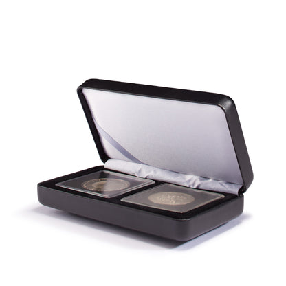 Single Coin Box Nobile For 2 Quadrum 50X50 MM Black
