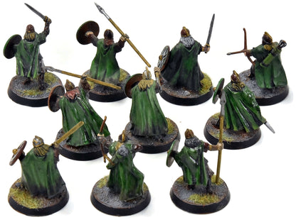 MIDDLE EARTH 10 Warriors of Rohan #1 Lotr WELL PAINTED