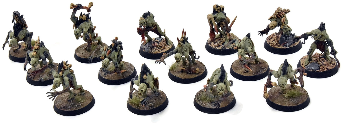 FLESH-EATER COURTS 14 Crypt Ghouls #4 WELL PAINTED Sigmar
