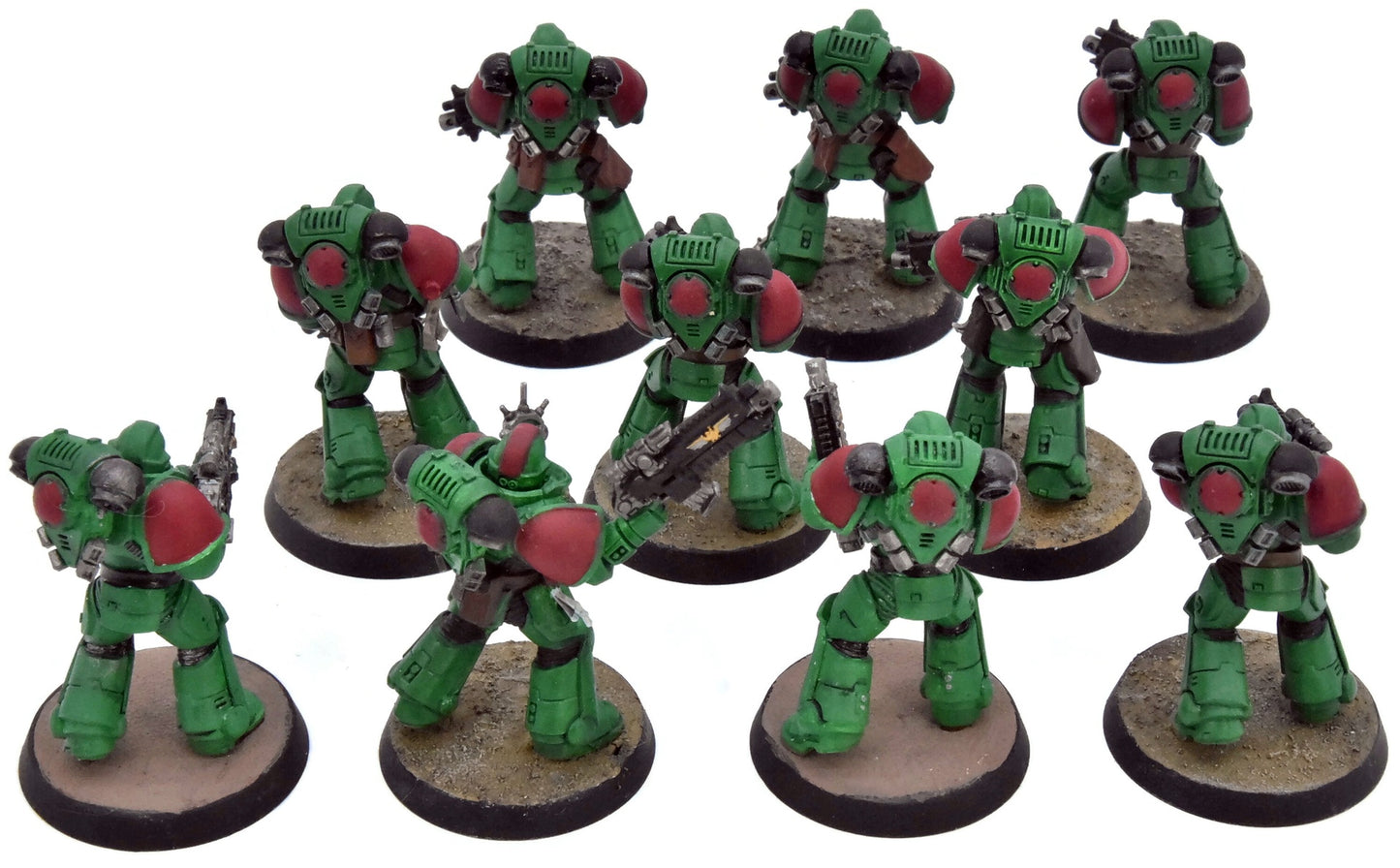 SPACE MARINES 10 Intercessors #1 Warhammer 40K Salamanders