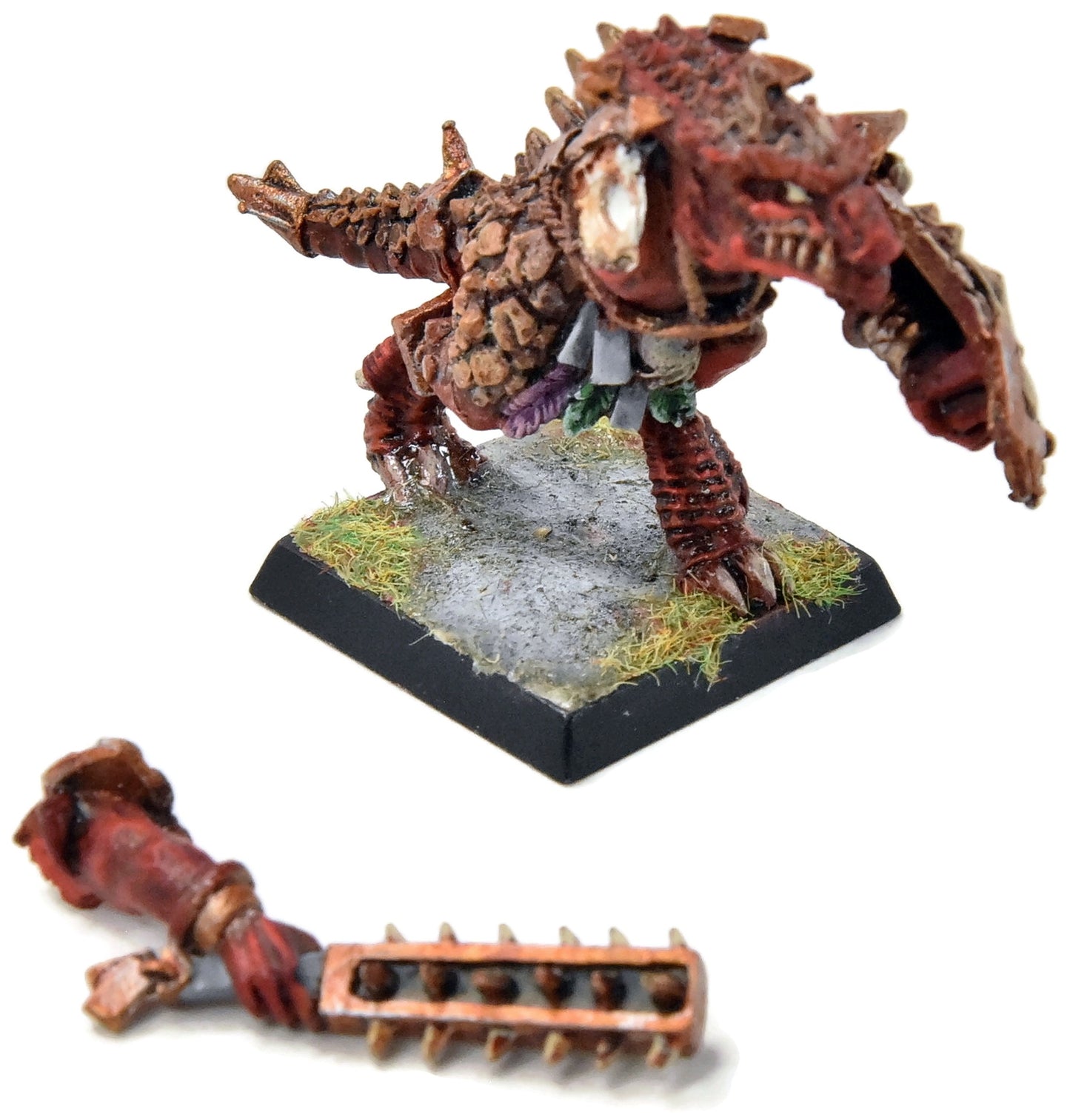 LIZARDMEN Scar Veteran #1 METAL Warhammer Fantasy 2204