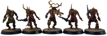 MAGGOTKIN OF NURGLE 10 Plaguebearers #3 WELL PAINTED Sigmar