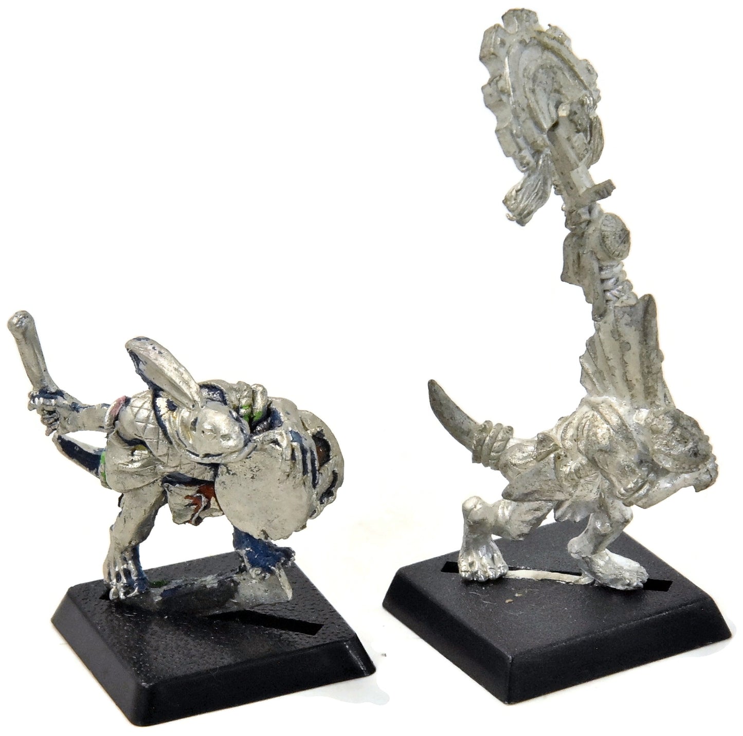 LIZARDMEN Skink Command #4 METAL Warhammer Fantasy