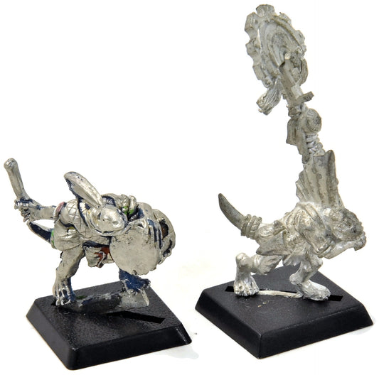 LIZARDMEN Skink Command #4 METAL Warhammer Fantasy