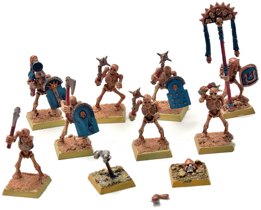TOMB KINGS 10 Skeleton Warriors Command #2 Fantasy
