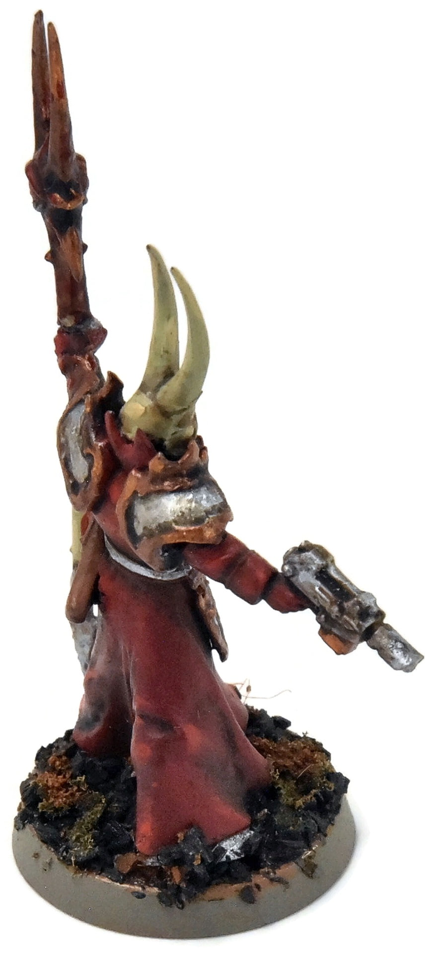 CHAOS SPACE MARINES Chaos sorcerer converted #2 WELL PAINTED Warhammer 40K