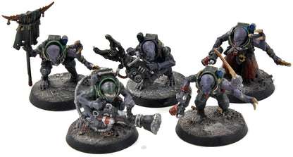 GENESTEALER CULTS 5 Acolyte Hybrids #1 WELL PAINTED Warhammer 40K