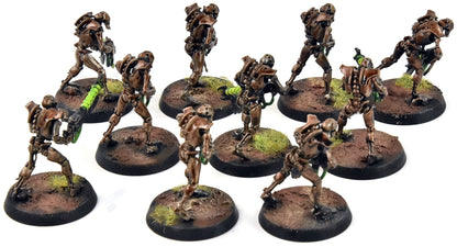 NECRONS 10 Warriors #2 Warhammer 40K WELL PAINTED 1467