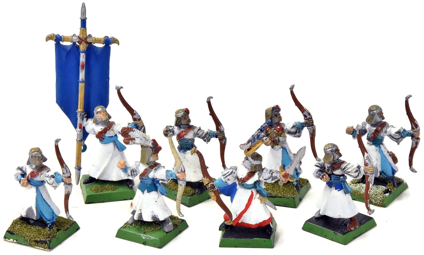 HIGH ELVES 8 Archers Regiment #1 Fantasy