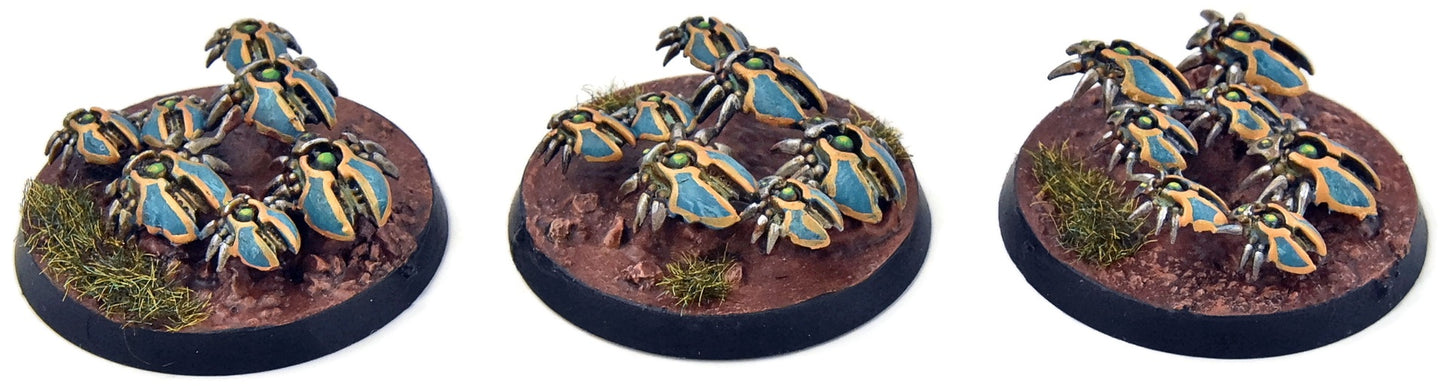 NECRONS 3 Scarab Swarms #6 WELL PAINTED Warhammer 40K