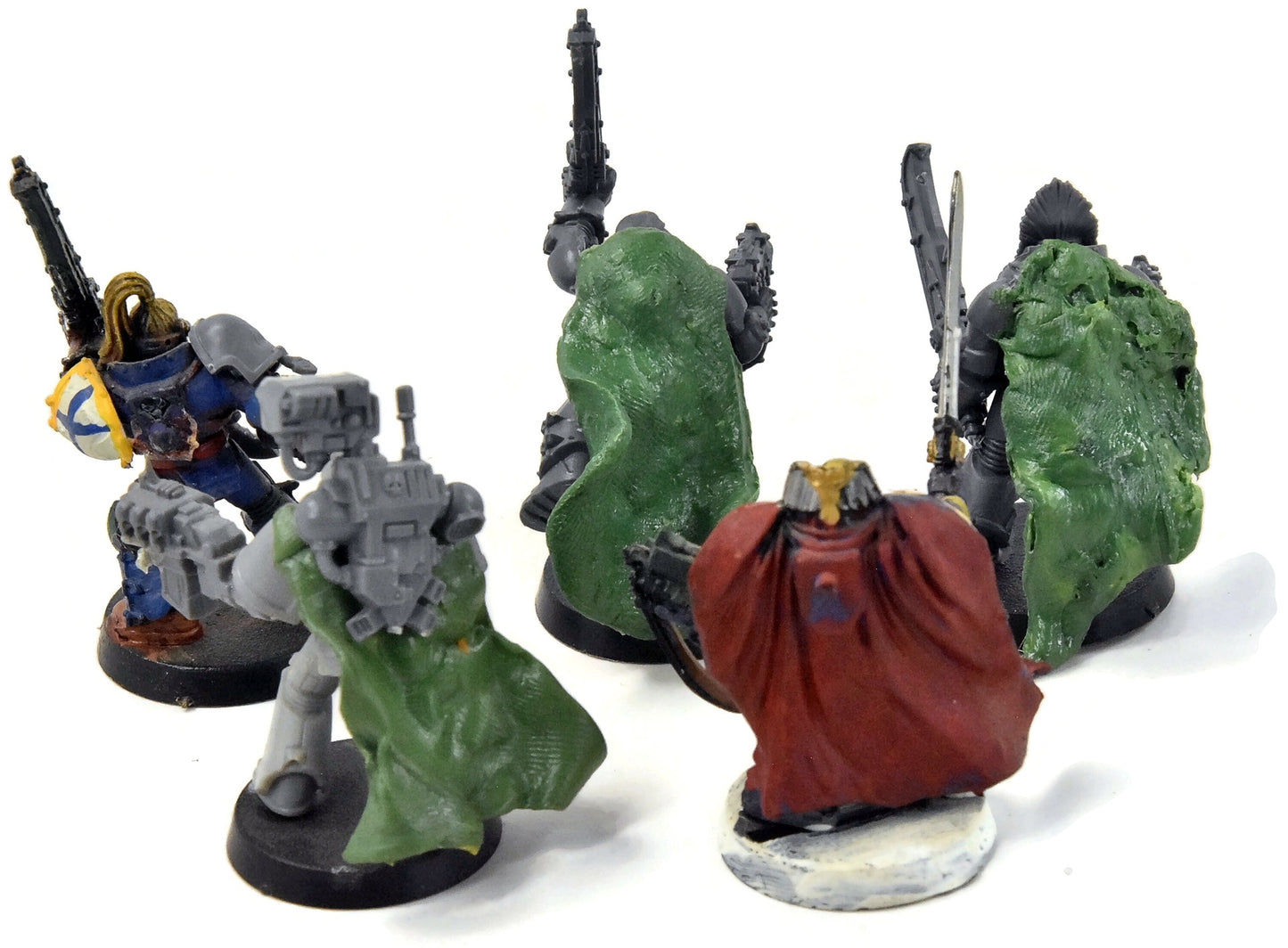 SPACE MARINES 5 Tactical Squad converted #1 METAL Warhammer 40K