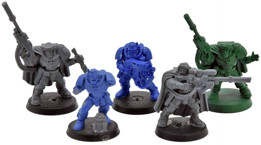 SPACE MARINES 5 Scouts with Sniper Rifles #6 Warhammer 40K