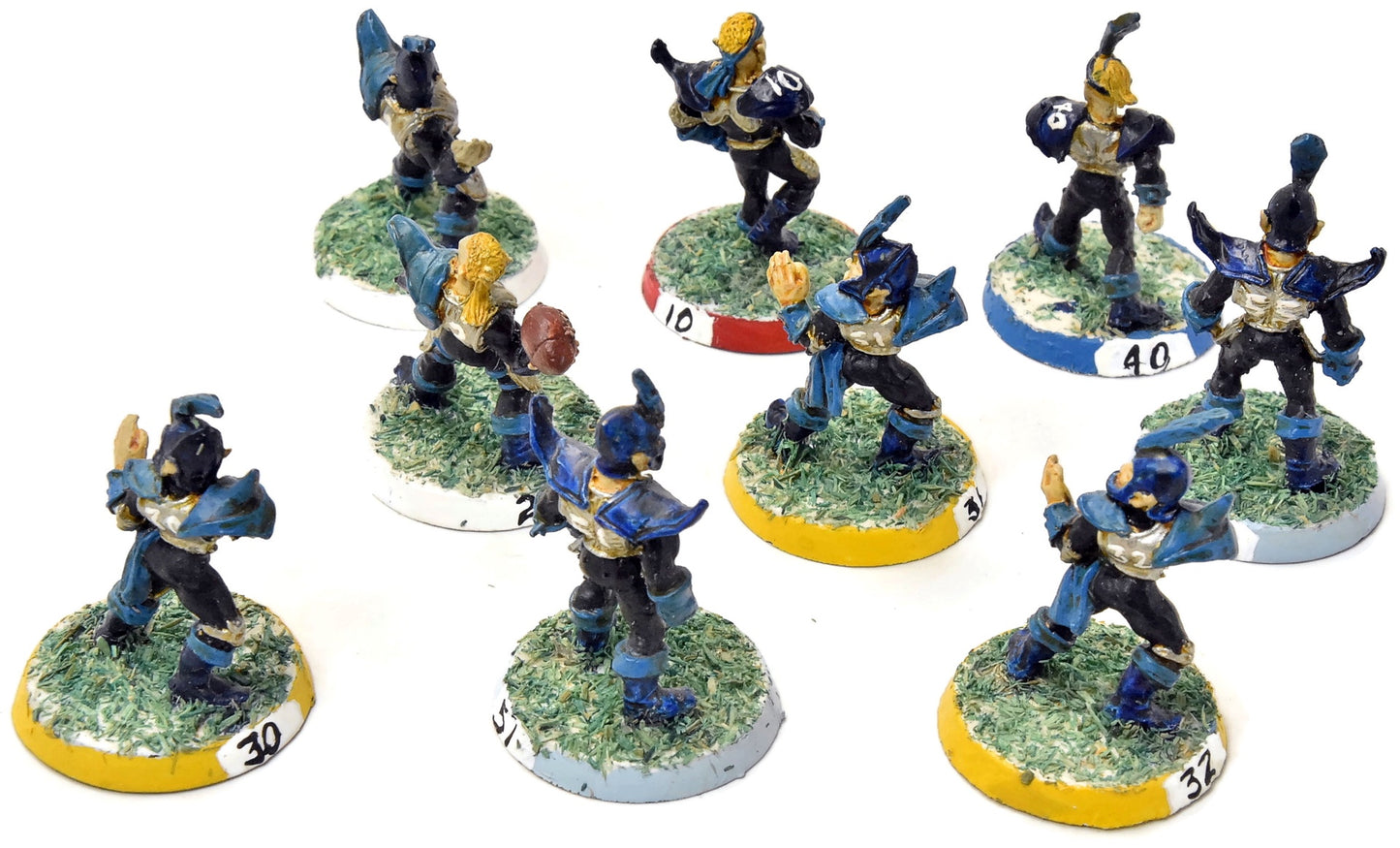 BLOOD BOWL 9 Dark Elf Team Classic #1 METAL Warhammer Fantasy