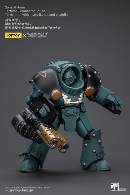 Tartaros Terminator Squad Terminator With Heavy Flamer And Chainfist Joy Toy