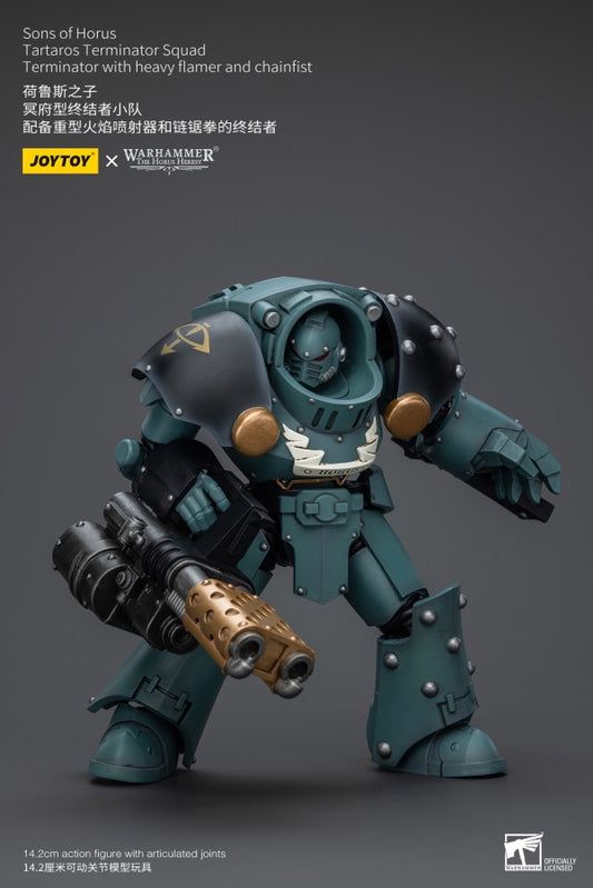 Tartaros Terminator Squad Terminator With Heavy Flamer And Chainfist Joy Toy