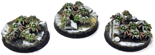 NECRONS 3 Scarab Swarms #3 WELL PAINTED Warhammer 40K 4949