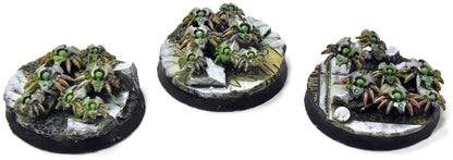 NECRONS 3 Scarab Swarms #3 WELL PAINTED Warhammer 40K