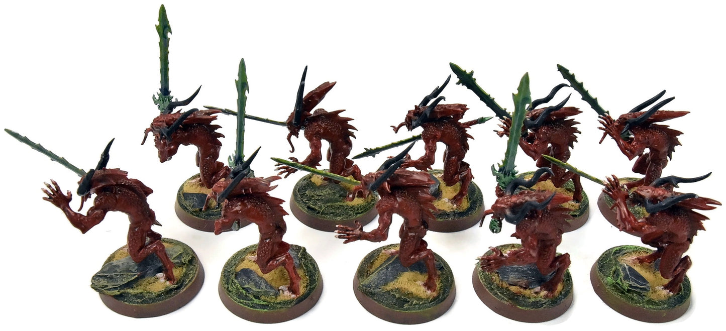 BLADES OF KHORNE 10 Bloodletters #1 WELL PAINTED Sigmar