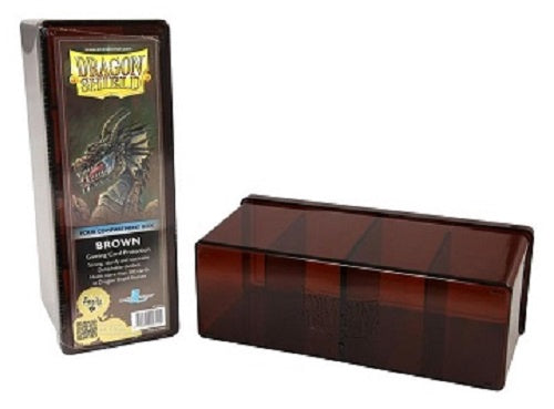 Dragon Shield Storage Box With 4 Compartments Brown