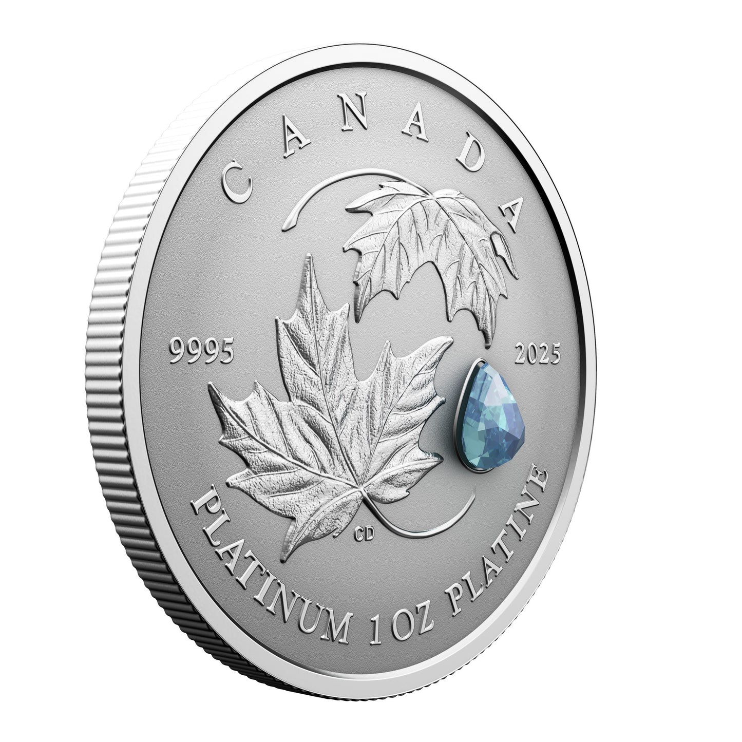 Maple Leaf Forever – 1 oz. $300 Pure Platinum Coin (2025)(249580)