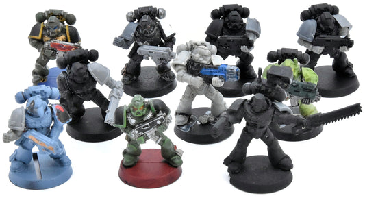 SPACE MARINES 10 Tactical Marines #6 Warhammer 40K 9605