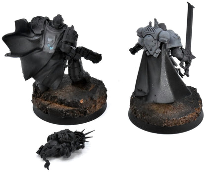 SPACE MARINES 2 Black Templars Loose Models #1 INCOMPLETE NEED REPAIR 40K