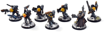 SPACE WOLVES 7 Grey Hunters #1 PRO PAINTED Warhammer 40K