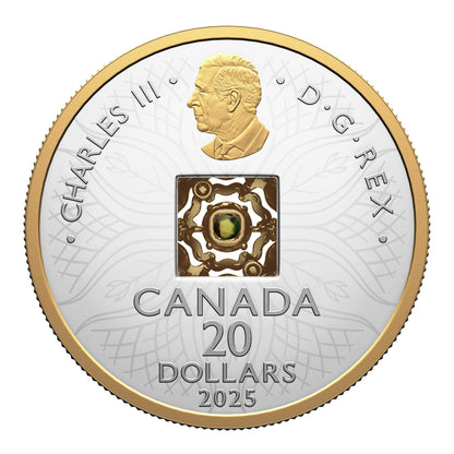 Dancing Ammolite: Elements of Nature - Earth – Fine Silver Coin (249159)