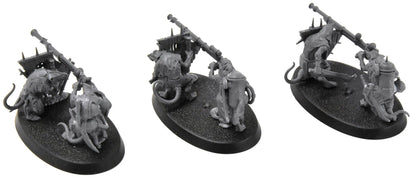 Skaven 3 Warplock Jezzails Warhammer Sigmar Assembled Skaventide 7235