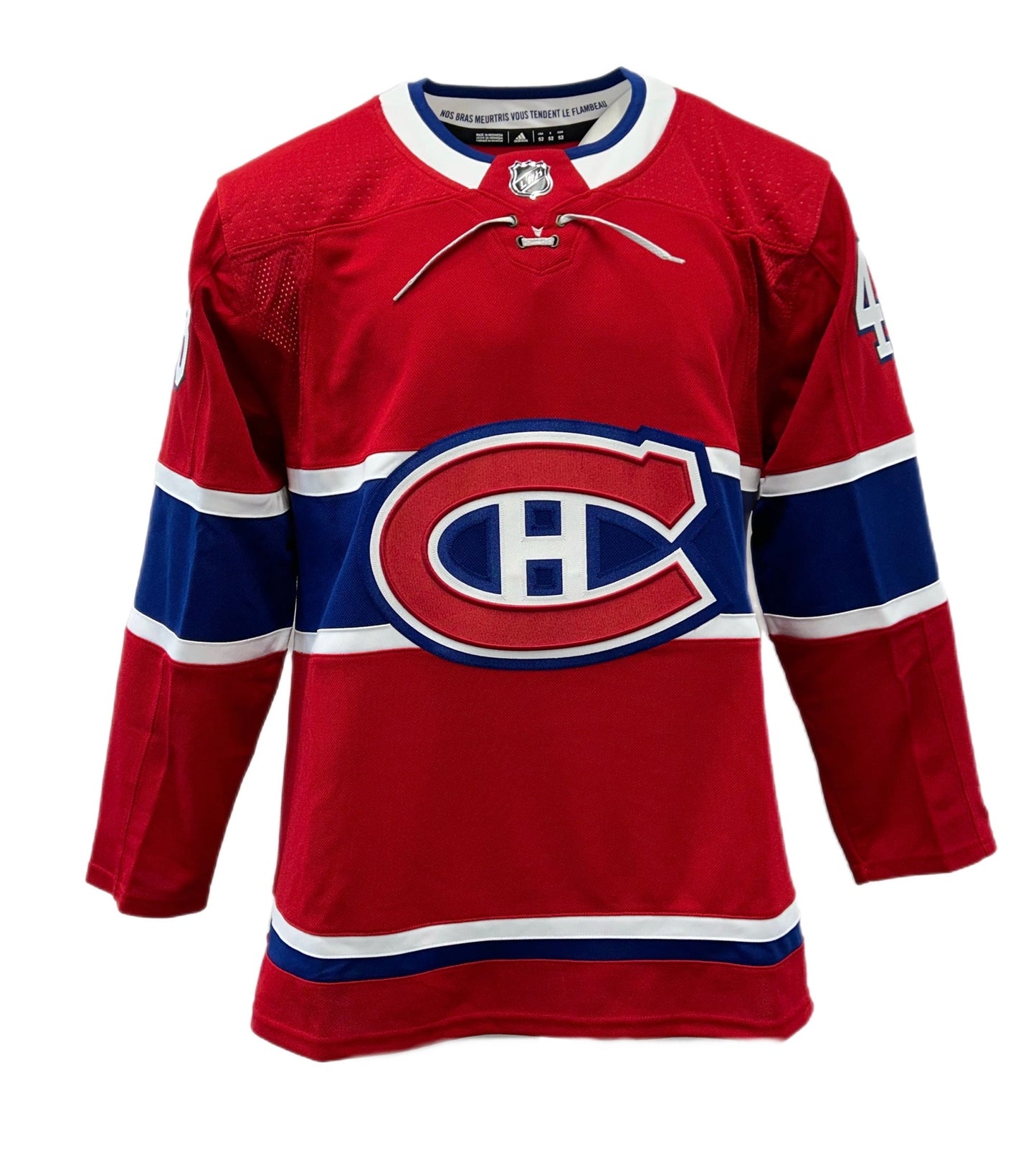 Lane Hutson Autographed Adidas Authentic Jersey