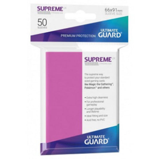 Ultimate Guard Sleeves Supreme Ux Pink 50Ct