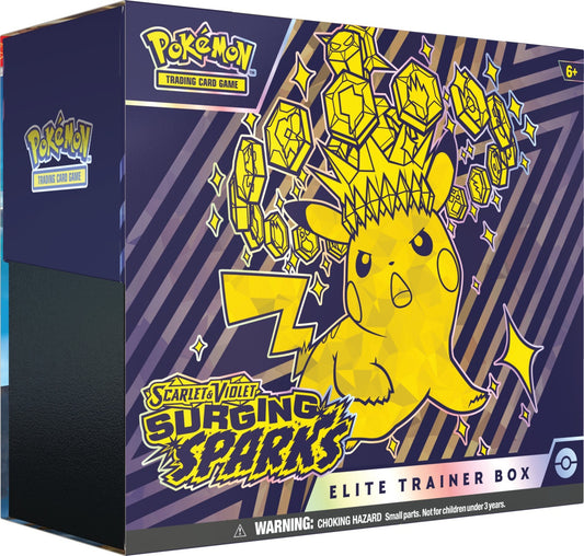 Pokémon TCG SV8 Surging Sparks Elite Trainer Box