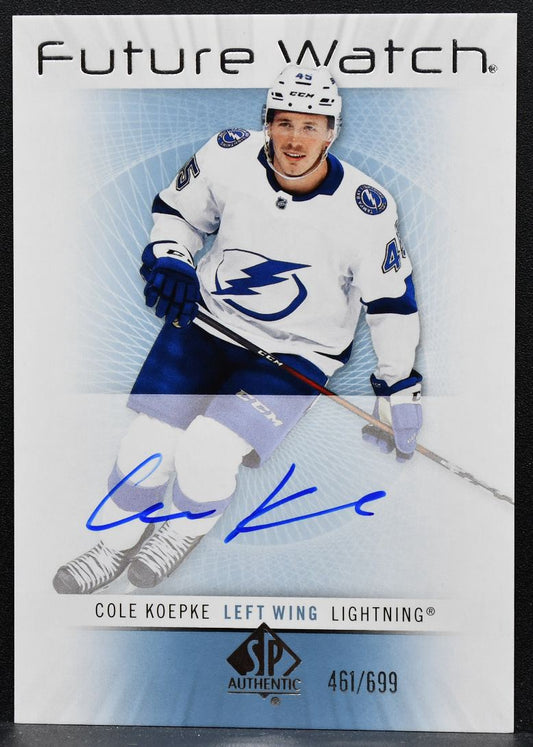 2022-23 SP Authentic 2012-13 Retro Future Watch Koepke Lightning RC Auto 4007