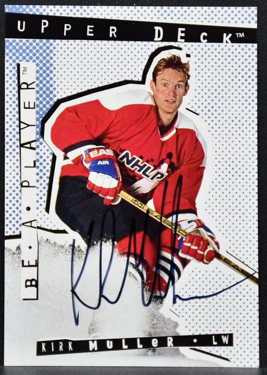 1994-95 UD Be a Player Autographs Kirk Muller 40 Montreal Canadiens