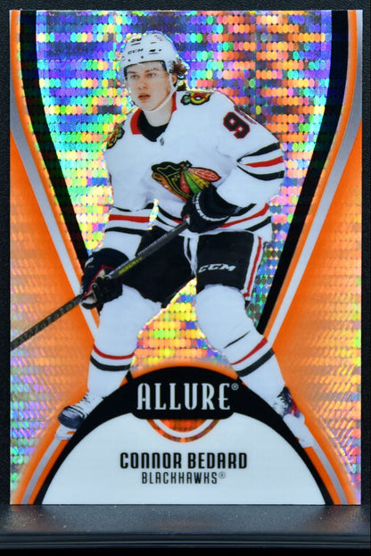 2025-26 Upper Deck Allure Orange Slice Connor Bedard 98 Chicago Blackhawks 8952