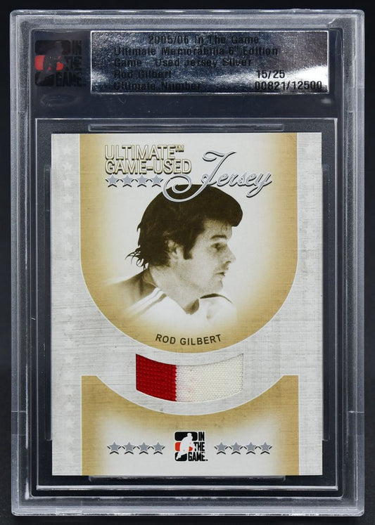 2005-06 ITG 6th Ultimate Game-Used Jersey Rod Gilbert 15/25 Jersey