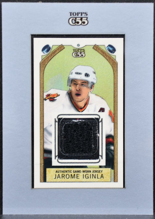 2003-04 Topps C55 Relics Jarome Iginla TR-JI Calgary Flames Jersey 1488