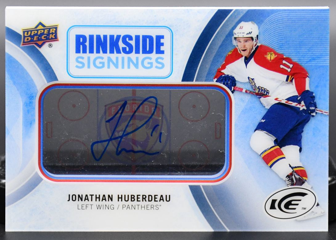 Signatures de Jonathan Huberdeau RS-HU Auto pour la saison 2016-2017 de la patinoire UD ICE