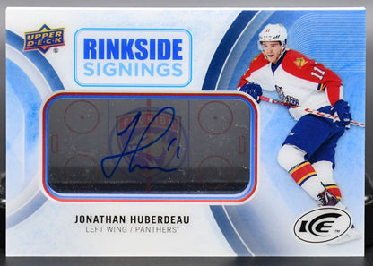 Signatures de Jonathan Huberdeau RS-HU Auto pour la saison 2016-2017 de la patinoire UD ICE