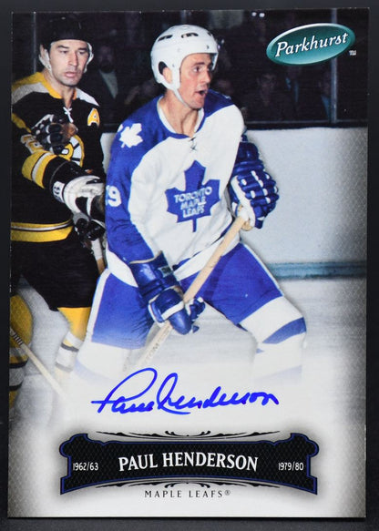 2006-07 UD Parkhurst Auto Paul Henderson 29 Auto