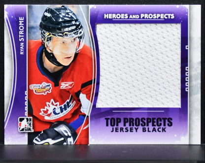 2011-12 In The Game Heroes and Prospects Top Black Ryan Strome Jersey 1052