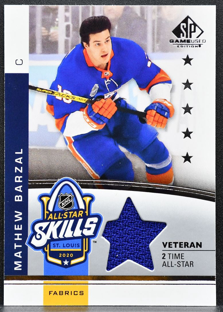 2020-21 SP Game Used 2020 NHL Barzal Jersey 3681