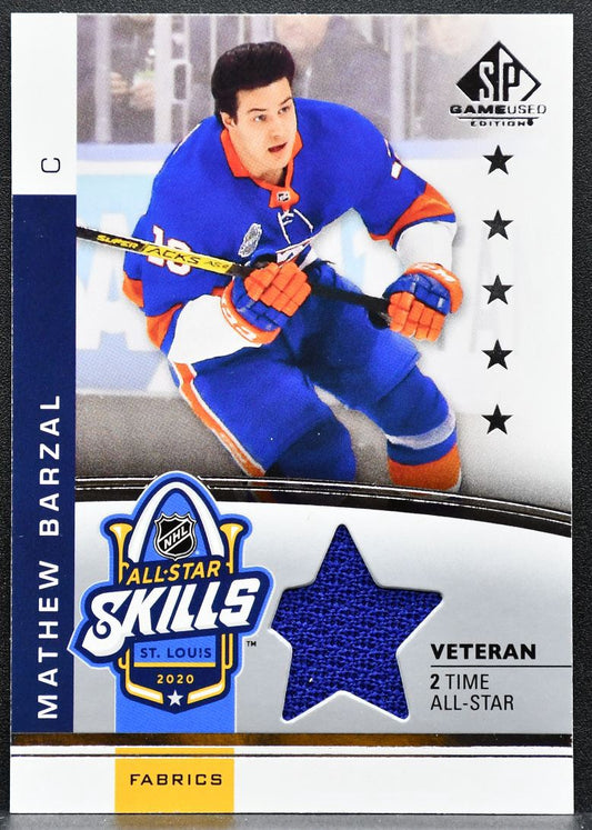 2020-21 SP Game Used 2020 NHL Barzal Jersey 3681