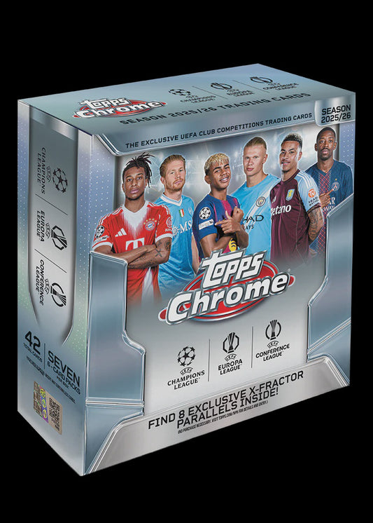 Topps Chrome UEFA Soccer 2026 Mega Box