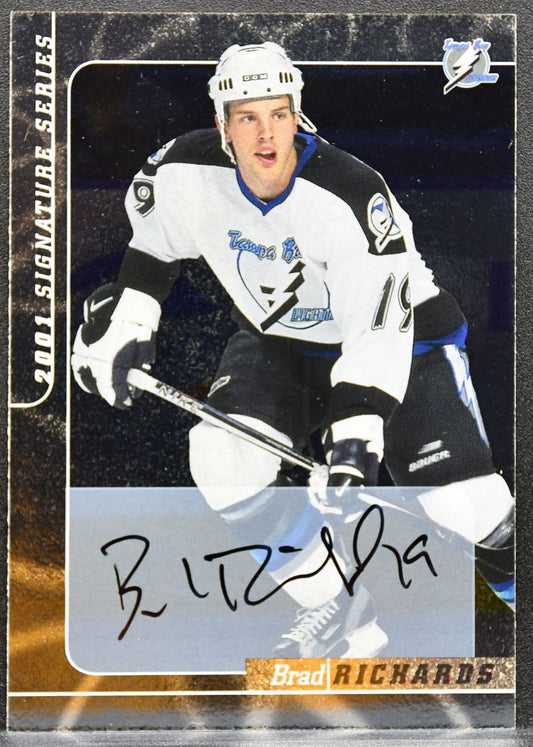 2000-01 Be a Player Signature Series Autographs Brad Richards Auto 0062