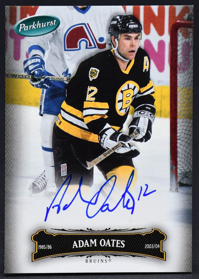 2006-07 UD Parkhurst Auto Adam Oates 85 Auto